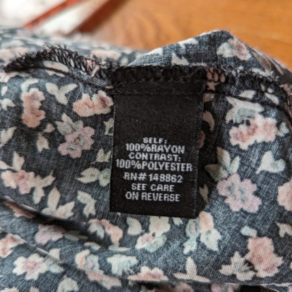 Torrid black floral print cami mini dress 2 - Picture 9 of 13
